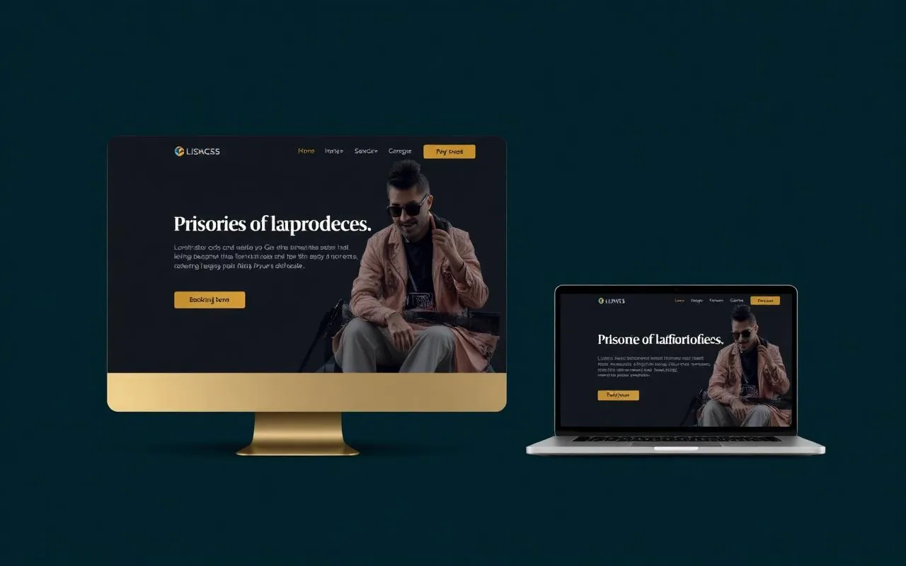 Landing page jasa profesional dengan form pemesanan cepat untuk pelanggan online.
