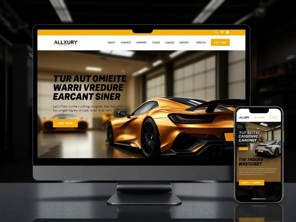 Website bengkel umum dan detailing otomotif untuk booking perawatan mesin dan coating.