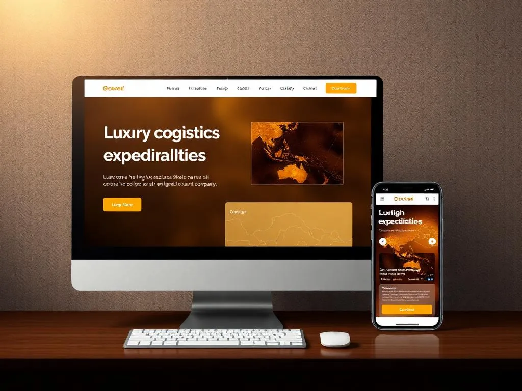 Website ekspedisi dan cargo dengan fitur tracking pengiriman domestik dan ekspor.